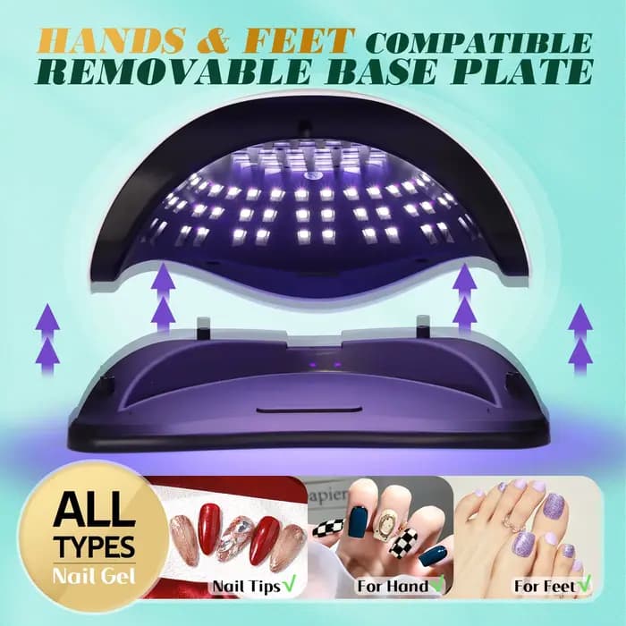 Lampe à ongles UV LED 380W, pour le Salon de maison, lampes de séchage puissantes pour tous les vern