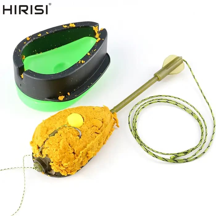 Hirisi-Ensemble de matériel de pêche à la carpe, méthode d'alimentation et moule, appât de panier, a