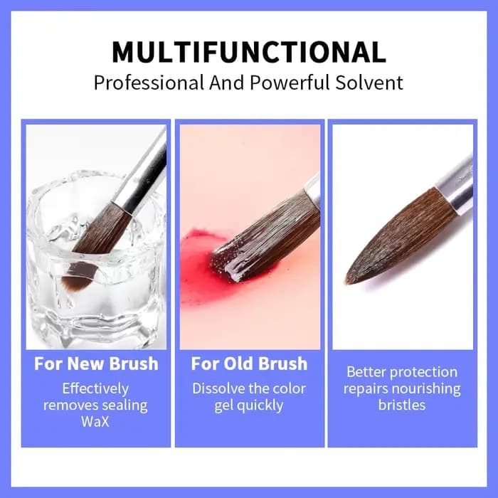 RSNACanon-Brosse à Ongles Nettoyante, Liquide, Stylo de Lavage, Solution de Manucure, Stylo de Soins