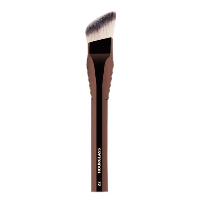 HOURGLASS pinceaux de fond de teint liquide coudés fond de teint crème brosse Blush brosse Base maqu