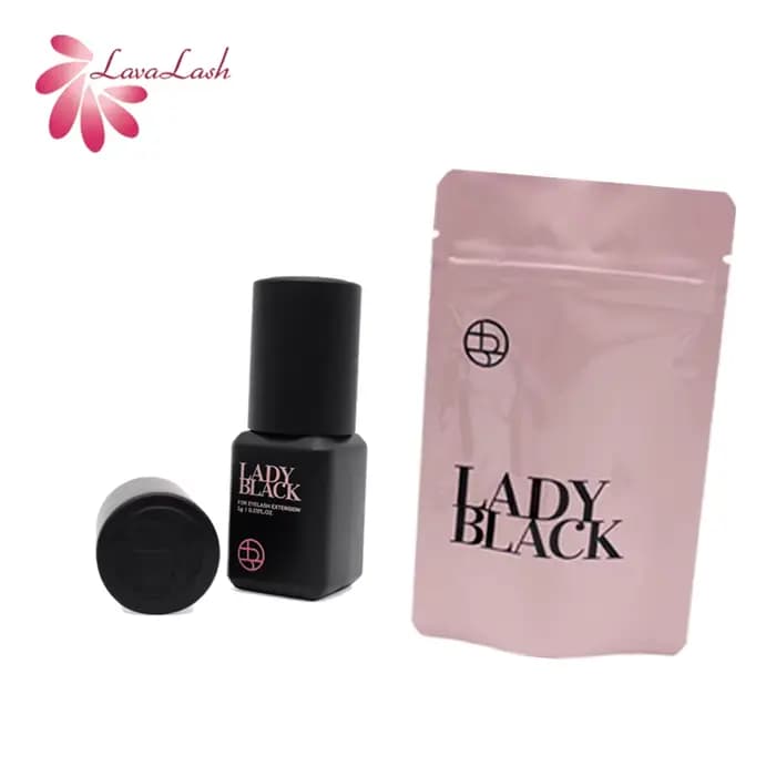 Corée 5ml dame colle noire séchage rapide forte Extension de cils colle rétention 4-5 semaines adhés