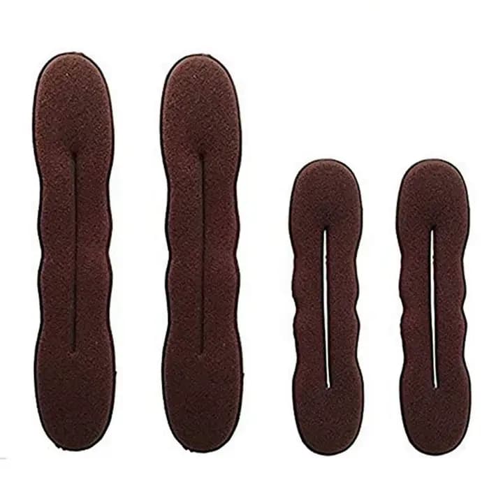 4 pièces magique beignet chignon fabricant bricolage femmes cheveux accessoires tresse style épingle