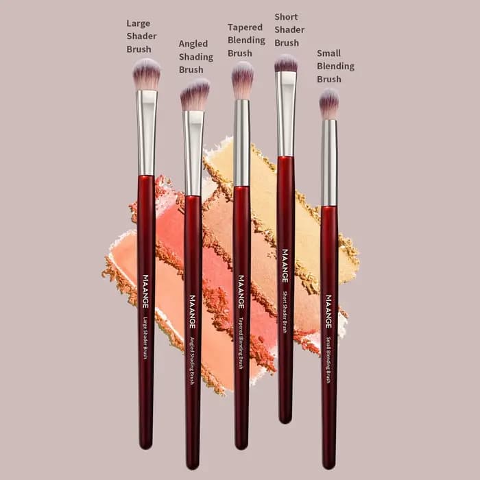 MAANGE 5 pièces ombre à paupières ensemble de pinceaux de maquillage correcteur brosse yeux cosmétiq