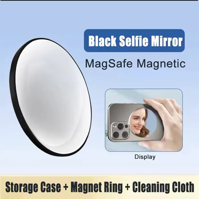 Miroir magnétique MagSafe pour selfie et vlog, miroir convexe HD pour iPhone Samsung, accessoires de