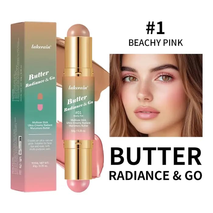 Bâton de fard à joues bronzant à Double tête, bâton multi-usage pour joues, contours, yeux, lèvres, 