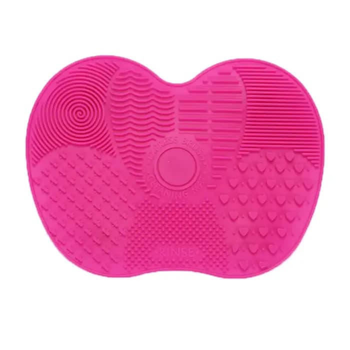 Tampon à récurer brosse cosmétique tampon de nettoyage Silicone avec ventouse pomme nettoyant nettoy