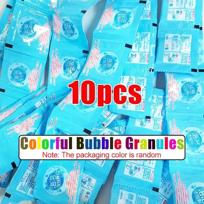 10-30 pièces Machine à bulles supplément liquide coloré bulle concentré granulés 10 pièces ≈ 500ml p