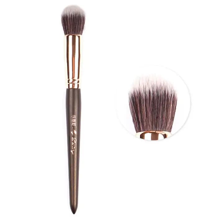 Brosse bronzante 027 grand pinceau de maquillage rond pour poudre de cheveux de chèvre, Blush