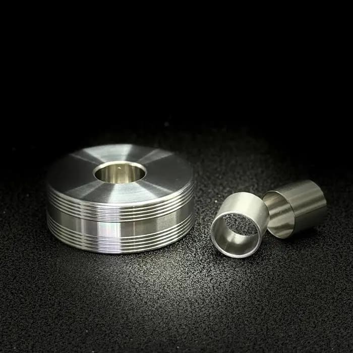 Support de rasoir en acier inoxydable 316L - Usinage CNC, base de rasoir à diamètre variable avec su