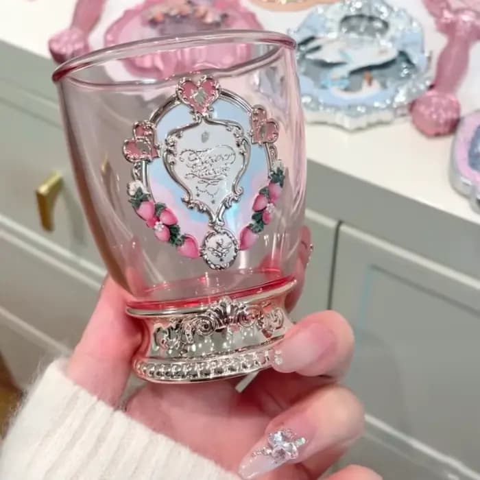 Miroir de maquillage portable de la nouvelle série Bunny Garden de Flower Knows