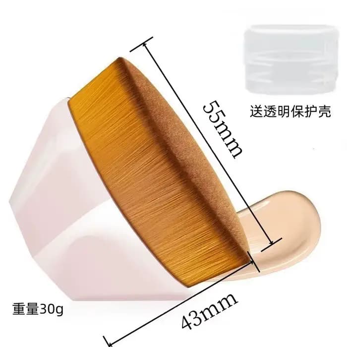 55 #   Pinceau de maquillage magique super doux pour fond de teint, ensemble de pinceaux de maquilla