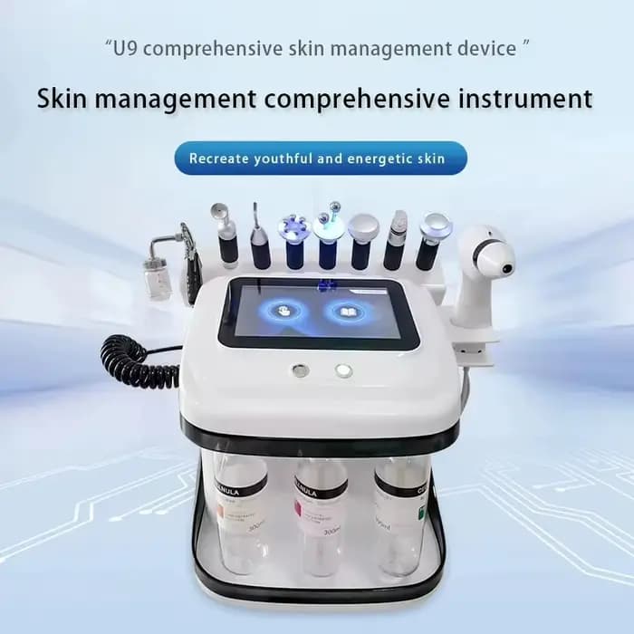 2025 10 en 1 H2o2 Aqua Peeling Lift Skin Bubble Hydratant Oxygène Hydro Machine faciale, Soins de la