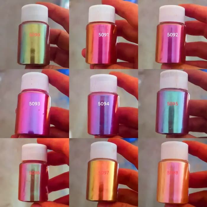 Poudre de mica caméléon, 20 couleurs, pour les élections, résine xy, pigment perlé, pour Regina exec