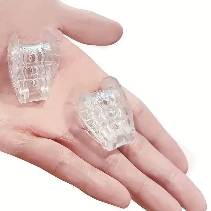 Ensemble de séparateurs d'orteils - Hypoallergénique, lavable à la main, écarteur d'orteils non trad