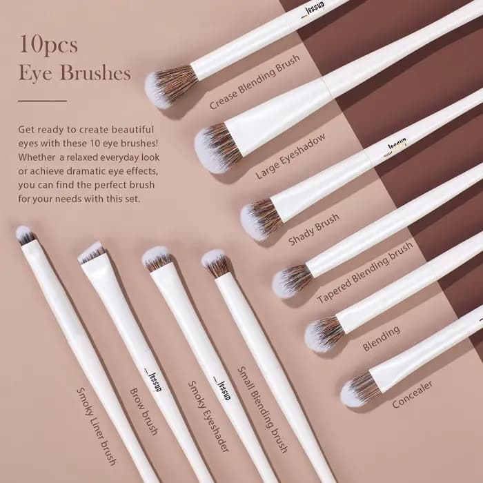 Jessup ensemble de pinceaux de maquillage, 4-14 pièces pinceaux de maquillage, fond de teint synthét
