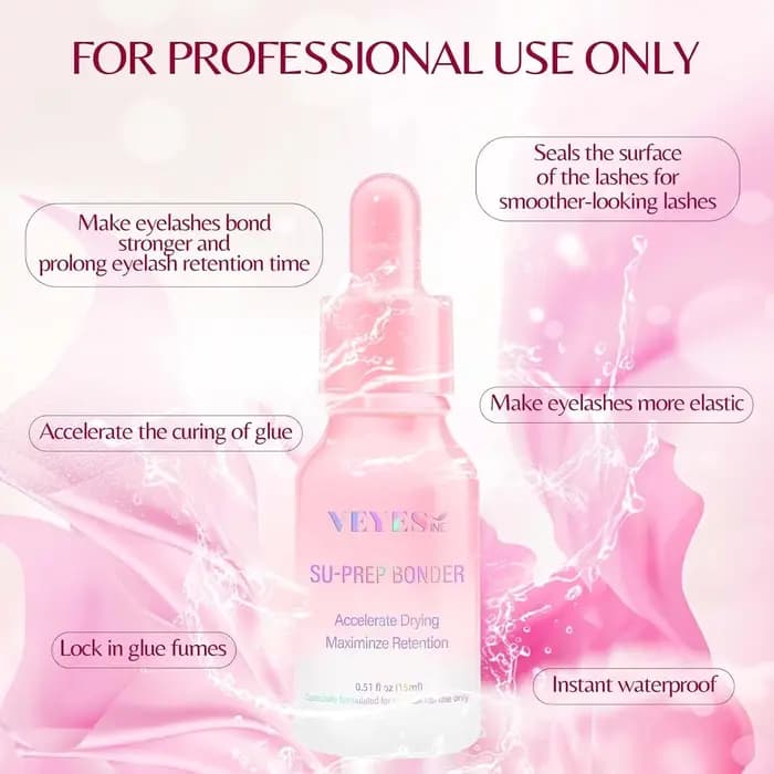 Veyes Inc 15ml cils Super Bonder Agent de fixation pour Extensions de cils Veyelash apprêt pour coll