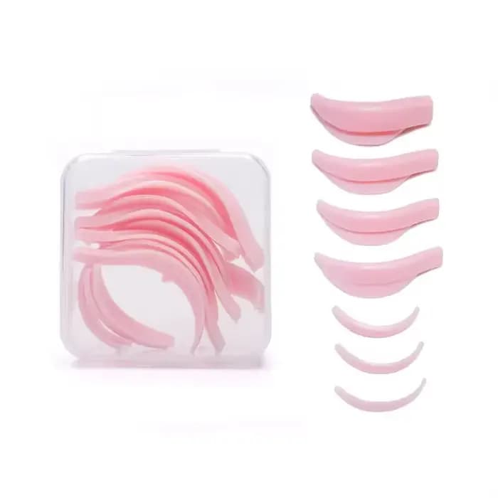Recyclage 3D cils recourbe tiges bouclier cils Extension fournitures 7 paires par boîte Silicone cil