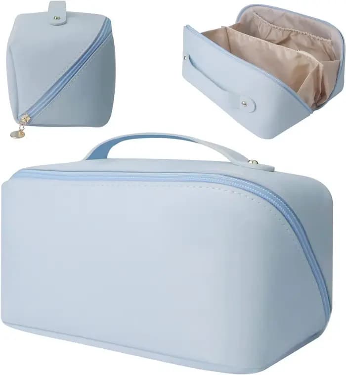 Trousse à cosmétiques personnalisée pour femmes, pochette de maquillage Portable en PU, trousse de t