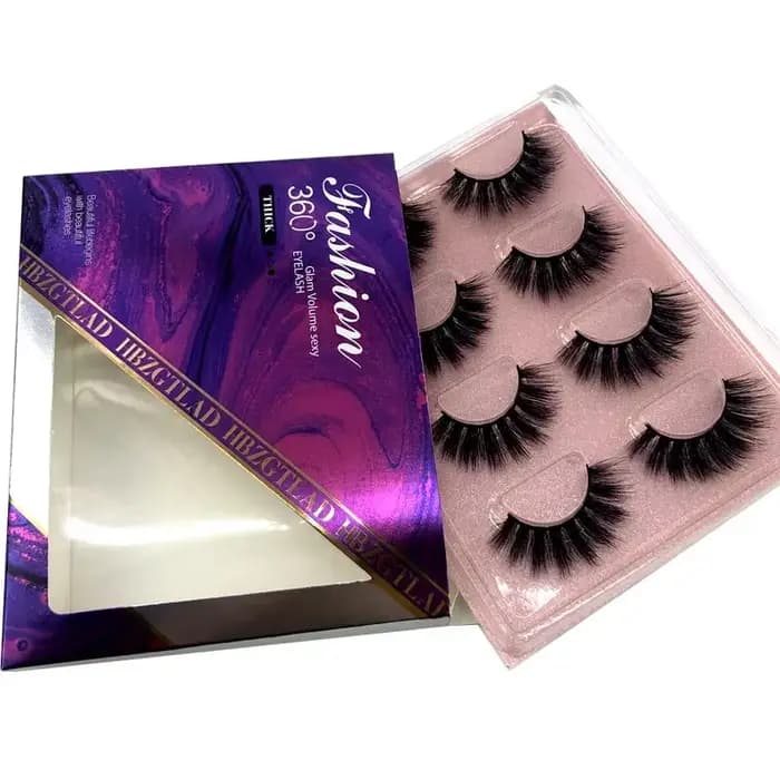 HBZGTLAD Faux Cils 3D en Vison 100% Sans Cruauté Animale, Cils Spectaculaires Réutilisables Naturels