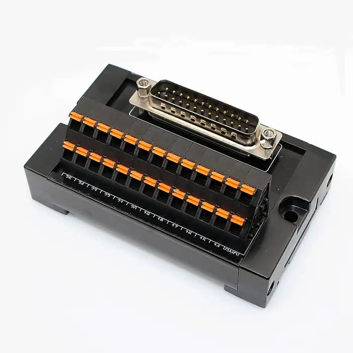 Technologie petde montage sur rail DIN D-pad, carte d'installation mâle et femelle DB25, séparateur 