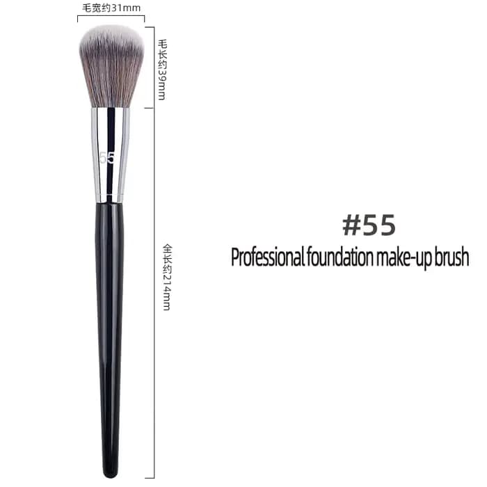 Sephora 55 pinceau de maquillage pinceau de fond de teint fibre douce bois massif professionnel Desi