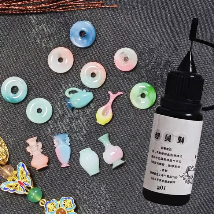Gel sculpté pour moule à ongles, gel UV, colle cristal, translucide, 3D, acrylique, ensemble d'outil