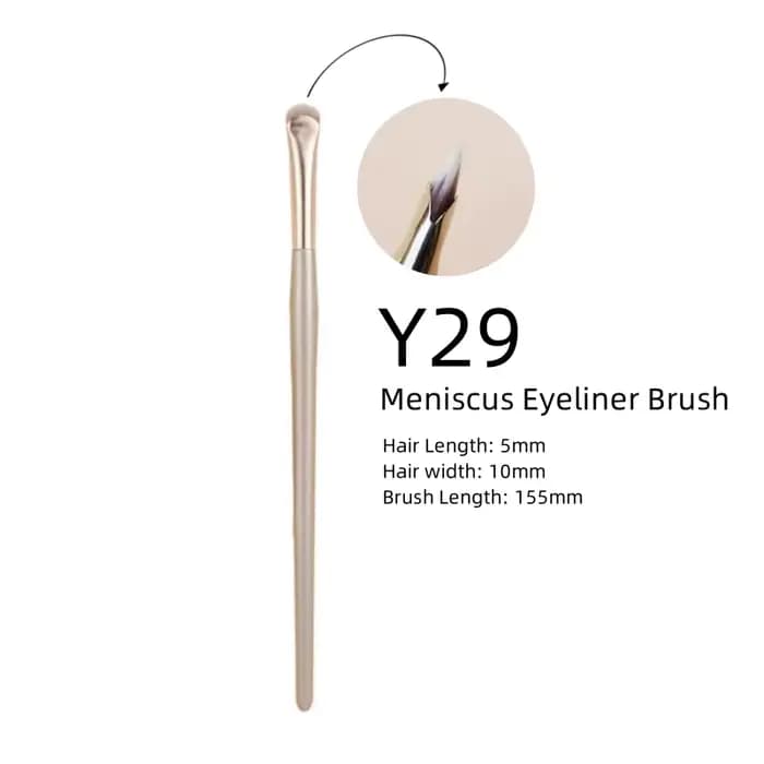 Pinceau de maquillage surligneur pour fard à joues cheveux naturels haute qualité mélangeur d'ombre 