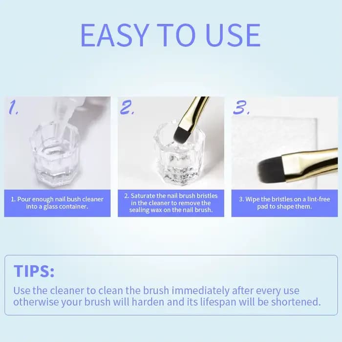 RSNACanon-Brosse à Ongles Nettoyante, Liquide, Stylo de Lavage, Solution de Manucure, Stylo de Soins