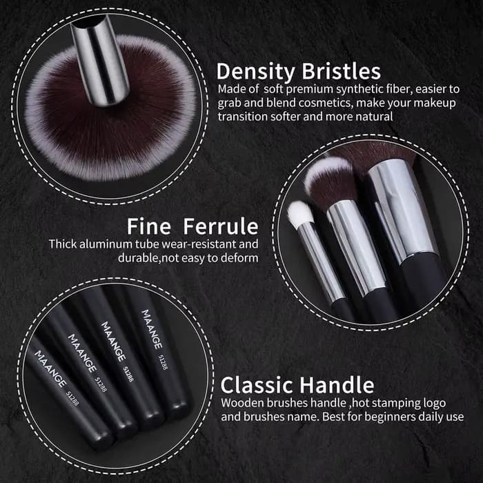 Ensemble de pinceaux de maquillage professionnels, 30 pièces, outils de beauté cosmétiques, fond de 