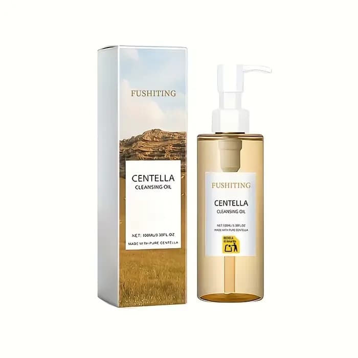 Centella huile nettoyante 100 ml-démaquillant doux pour le visage, les lèvres et les yeux, rafraîchi