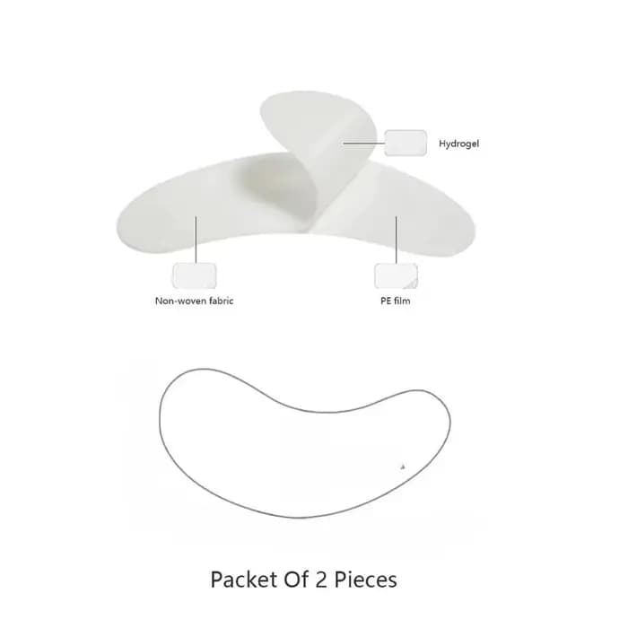 500 pièces en gros Hydrogel Gel patchs pour les yeux pour Extension de cils Eyepads patch de cils ma