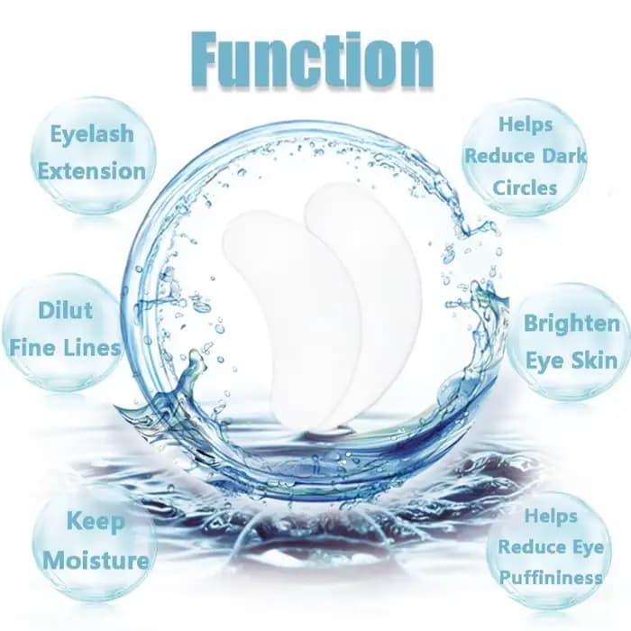 500 pièces en gros Hydrogel Gel patchs pour les yeux pour Extension de cils Eyepads patch de cils ma