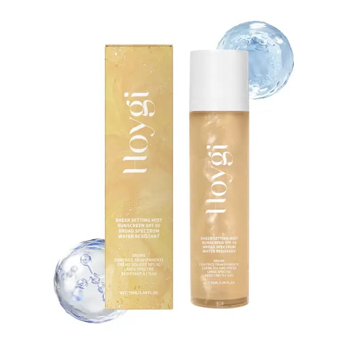 Spray de réglage de maquillage Spf 50 +, contrôle de l'huile, naturel, rafraîchissant, imperméable, 