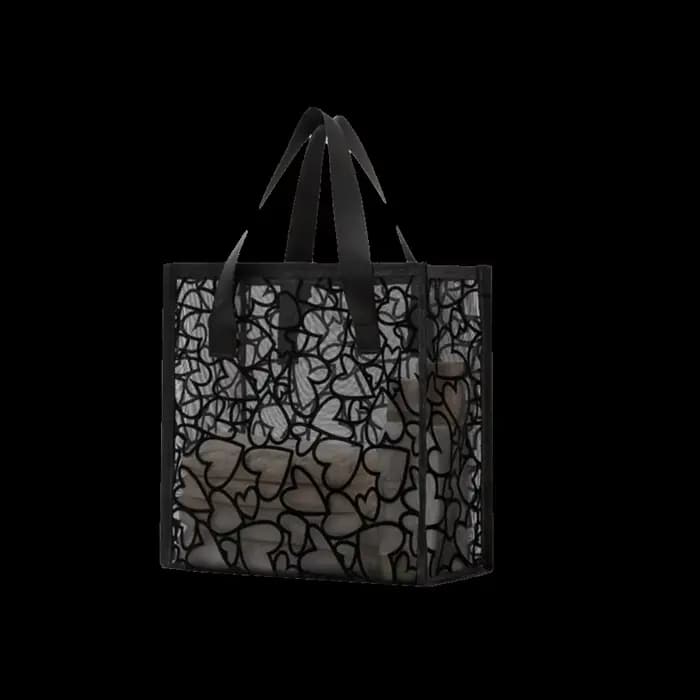 Nouvelle trousse de toilette en maille grande capacité, sac de rangement transparent pour maquillage