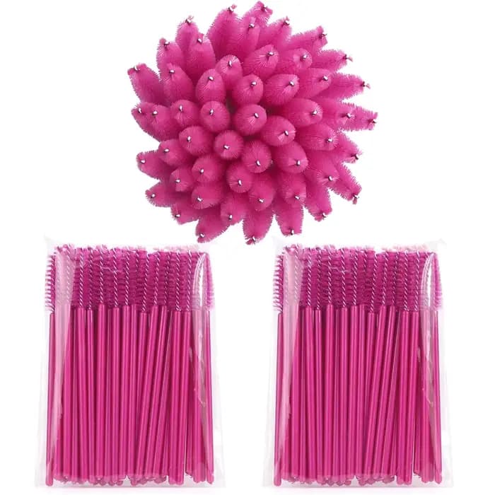 100 pièces pour Extension de cils maquillage brosses à cils jetables Spoolies Micro cils Mascara bag