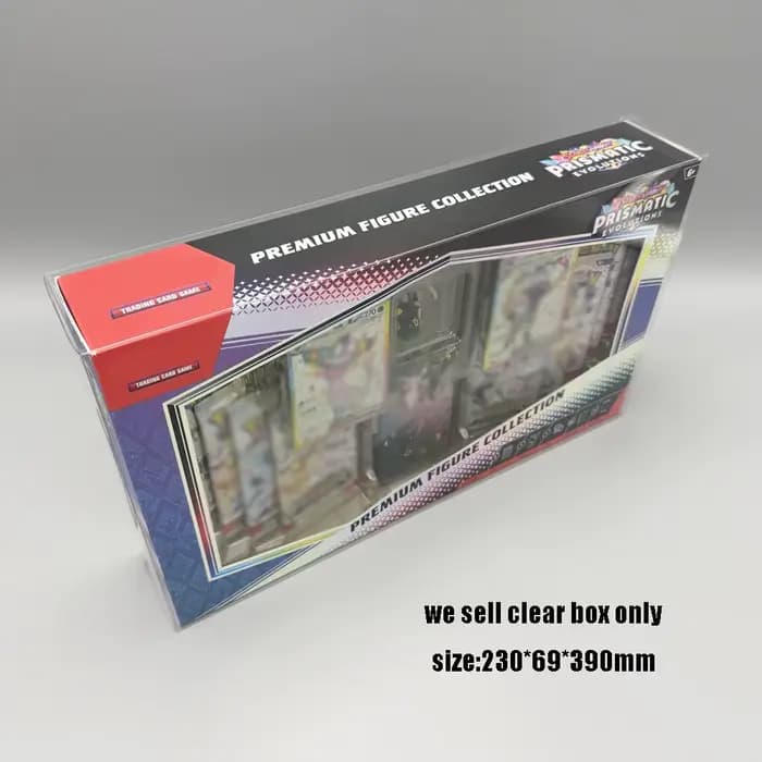 Boîte PET transparente pour PTCG : Scarlet & Violet - Evolutions prématiques Boîte de protection de 