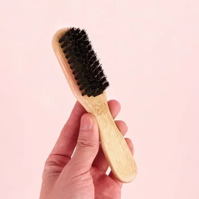 Brosse à cheveux en poils de sanglier (unisexe)-brosse à poils coiffants professionnelle sans parfum