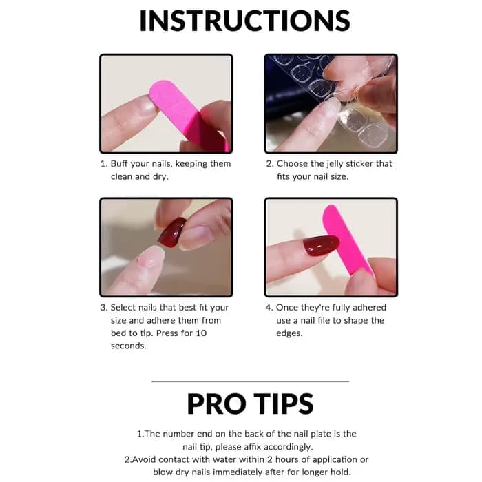24 pièces mis à niveau votre look avec un ensemble de faux ongles cerise amande à bords rouges 1 lim