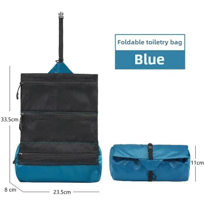 Trousse de toilette Portable pliable pour hommes, sensation avancée, rangement de Camping, voyage d'