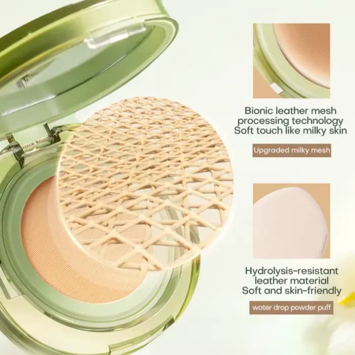 Mistine fond de teint coussin d'air maquillage avec finition rosée naturelle hydrater nourrir crème 