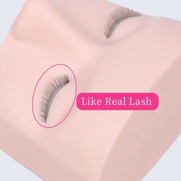 Tête de Mannequin à 3 Couches pour la Pratique du Maquillage, Extensions de Cils, Outils de Formatio