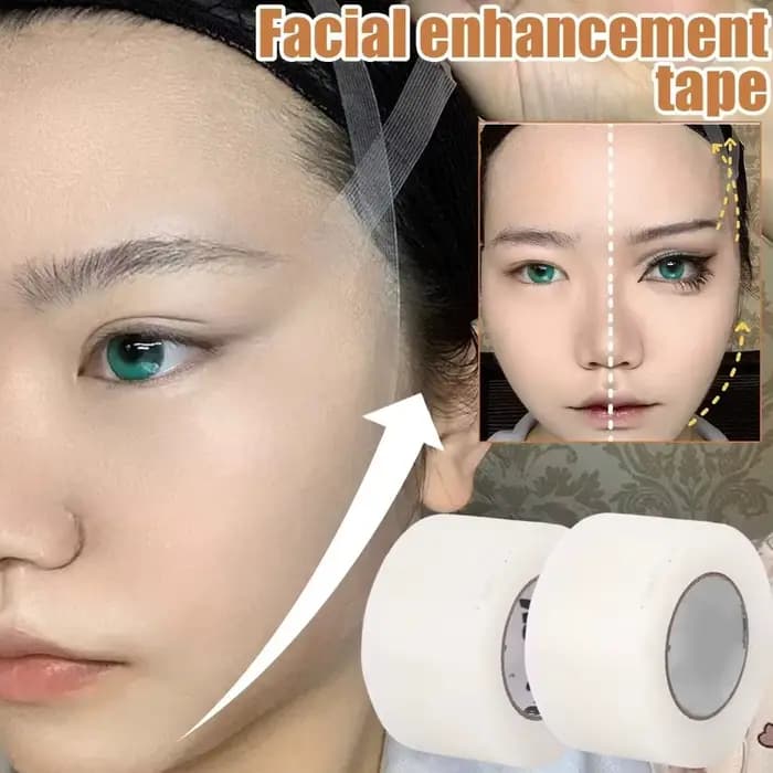 Nouveau 8 M/rouleau PE ruban Facial professionnel ascenseur rides Cosplay ruban de maquillage respir