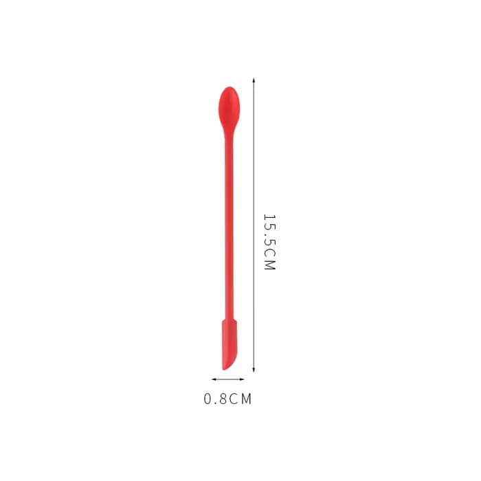 Spatule cosmétiques creuser cuillère Mini Silicone Double tête petit grattoir tranchant beurre confi