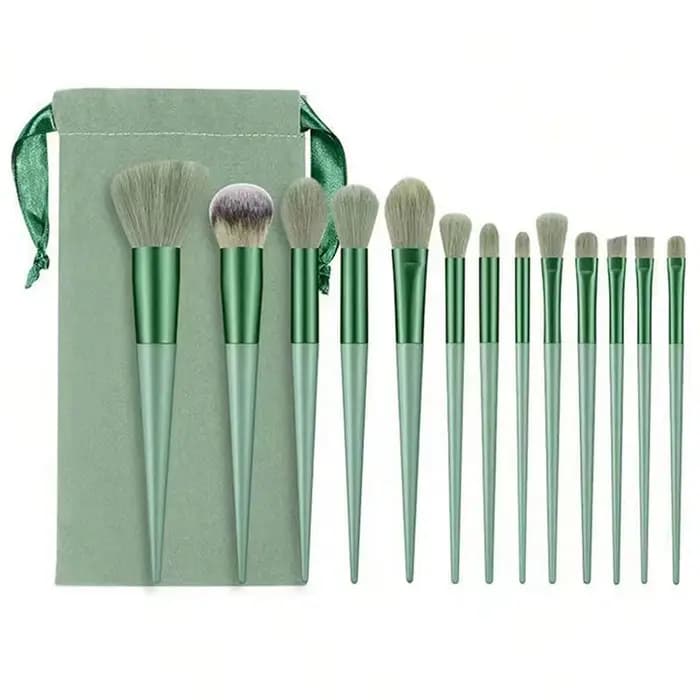 13 pièces ensemble de pinceaux de maquillage ombre à paupières fond de teint femmes brosse cosmétiqu