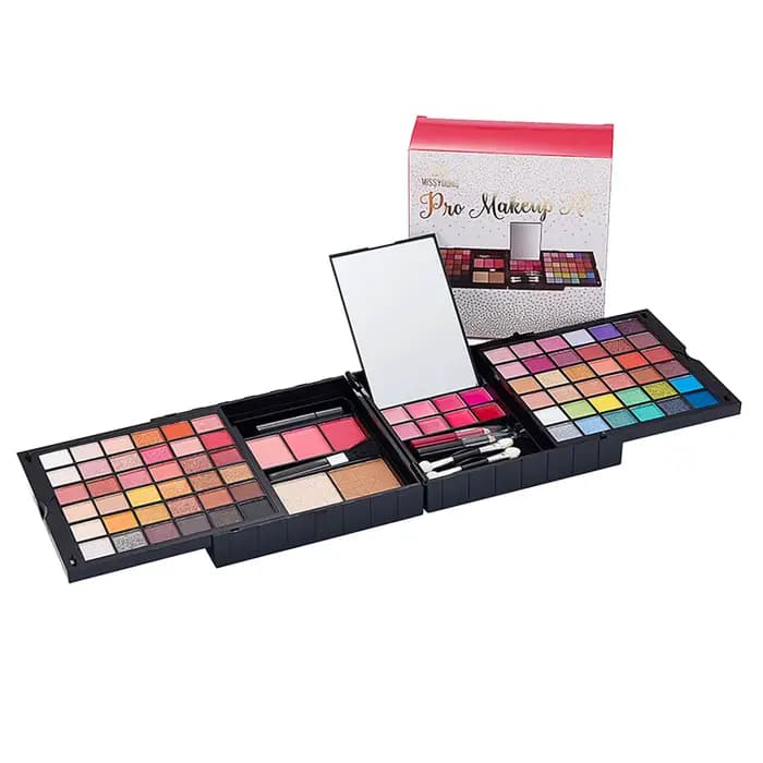 Kit de démarrage de maquillage, ensembles de maquillage professionnels avec étui Transparent, coffre