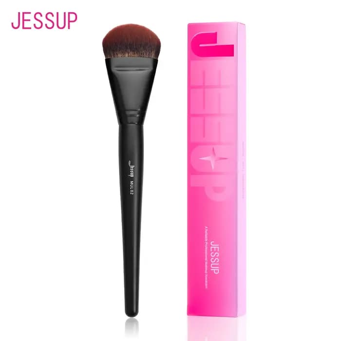 Jessup – pinceau de fond de teint, angle lisse, grand pinceau de maquillage végétalien pour mélanger