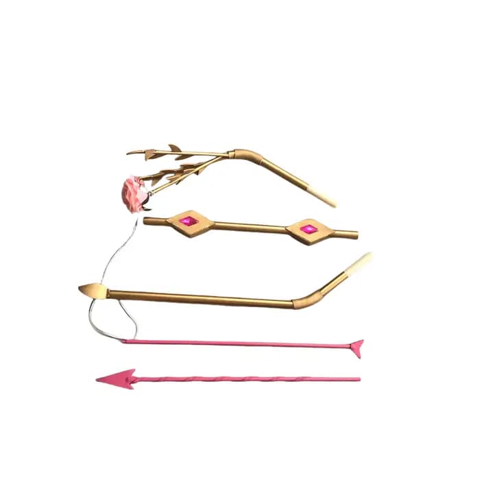 Arc et flèches de cosplay Anime Kaname Madoka, accessoires d'armes roses, accessoires d'uniforme Puella Magi Madoka Magica, accessoires de fête d'Halloween