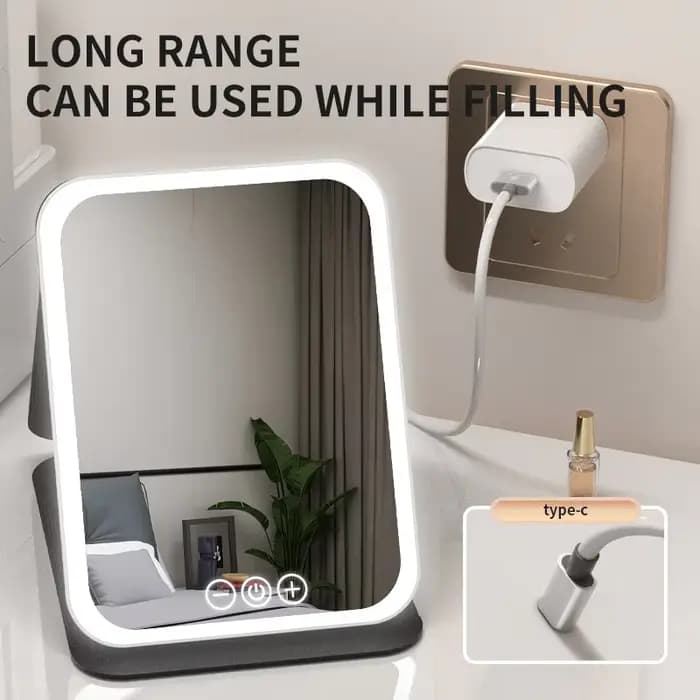 Miroir de maquillage à intensité variable LED