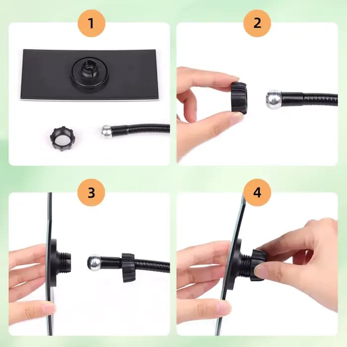 Miroir à clipser Flexible pour Salon