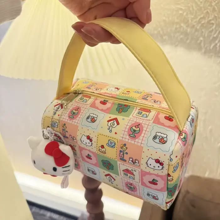 Sac de maquillage imprimé Hello Kitty